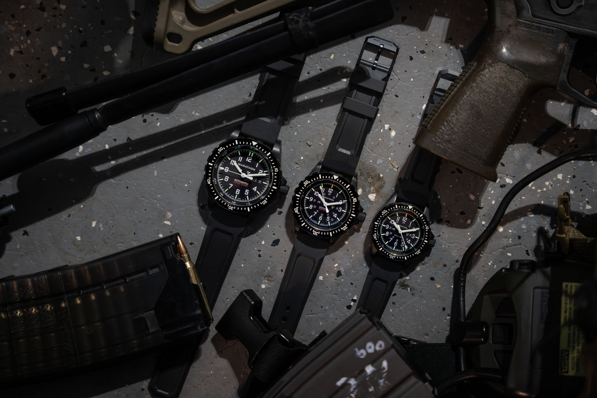 Marathon Anthracite SAR Collection: Four New Stealth Dive Watches